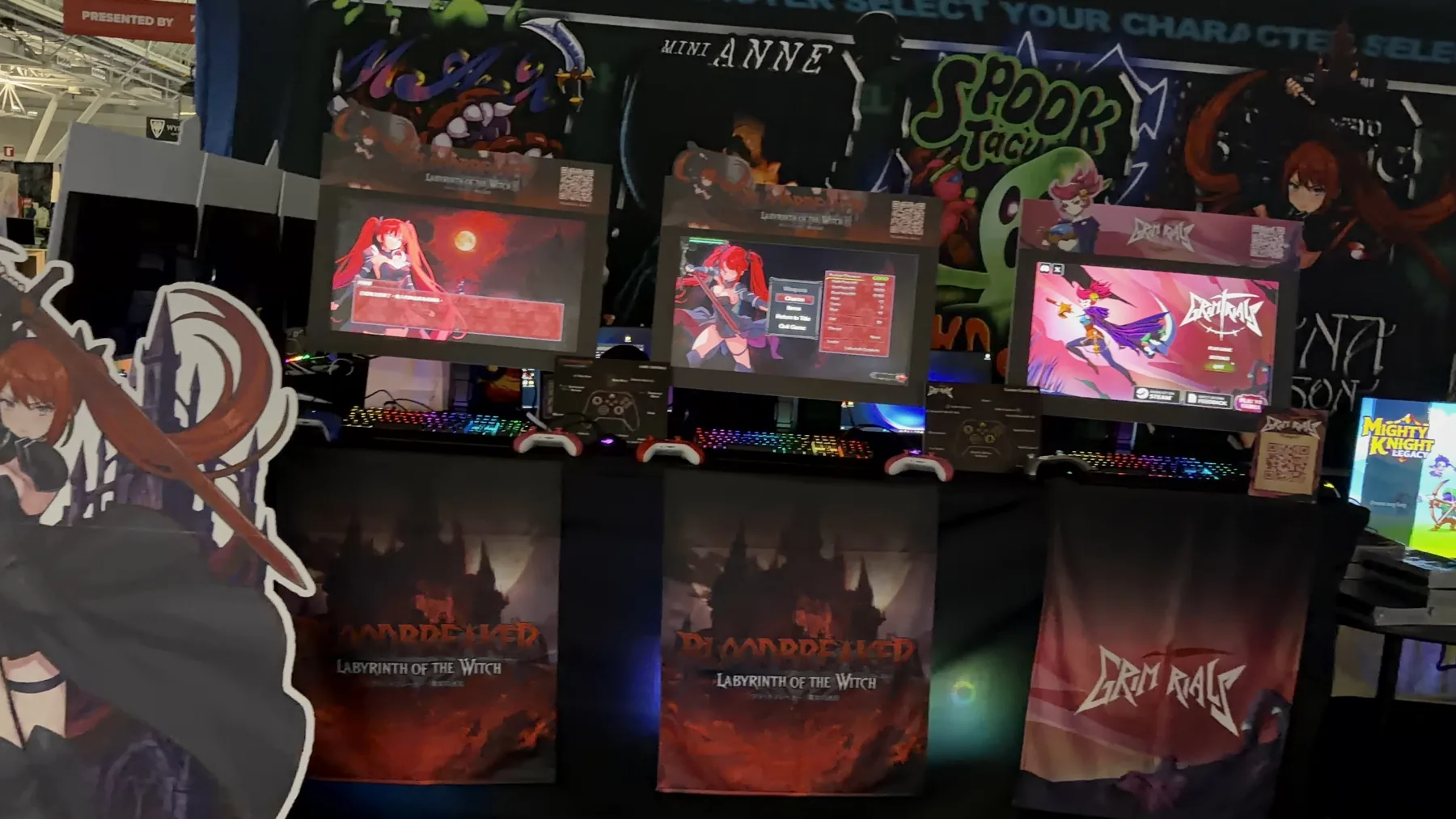 Soft Source booth and demo stations at PAX East 2026
